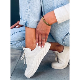 Meias de mulher Ténis Posten Bege 2