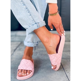 Chinelos de silicone Geet Pink rosa 2