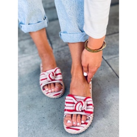 Chinelos femininos Adana Red bege preto 1