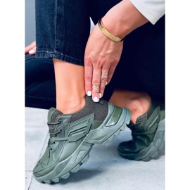 Calçado esportivo feminino Sana Verde cáqui 2