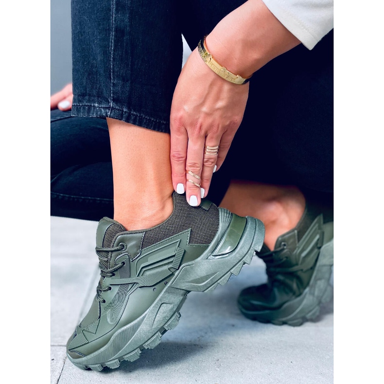 Calçado esportivo feminino Sana Verde cáqui 2