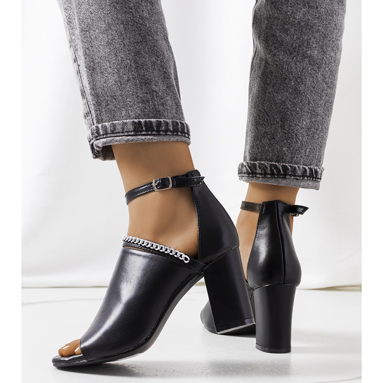 Sandálias pretas Nasrin Shank preto 2