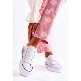 FS3 Tênis Clássico Feminino na Plataforma Conelle Branco 2