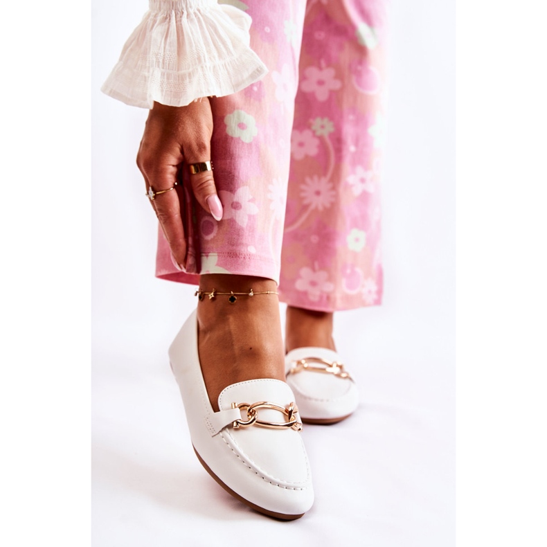 PG1 Mocassins com decoração branca Millario branco 1