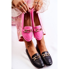 PG1 Mocassins Millario Pretos com Ornamento 1