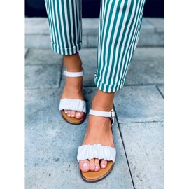 Sandálias femininas Daisy White branco 1