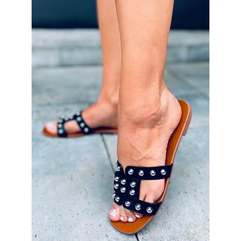 Chinelos femininos Lime Black preto 1