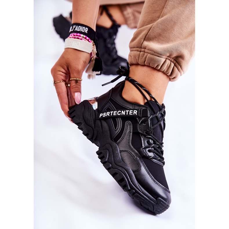 PS1 Tênis esportivo feminino Sheron preto 2