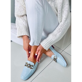 Mocassins de mulher Mallow Blue azul 1