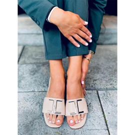 Sandálias femininas Azalea Nude bege 1