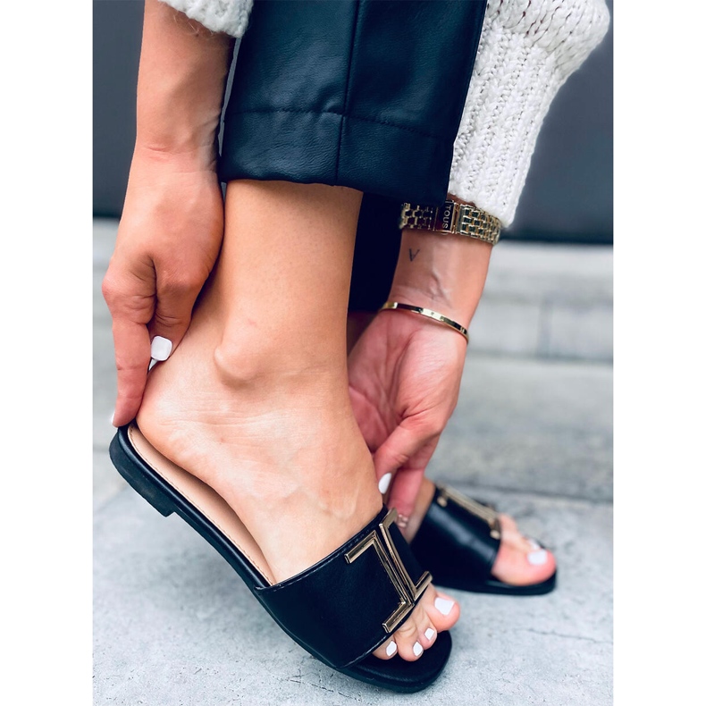 BM Sandálias femininas Azalea Black preto 2