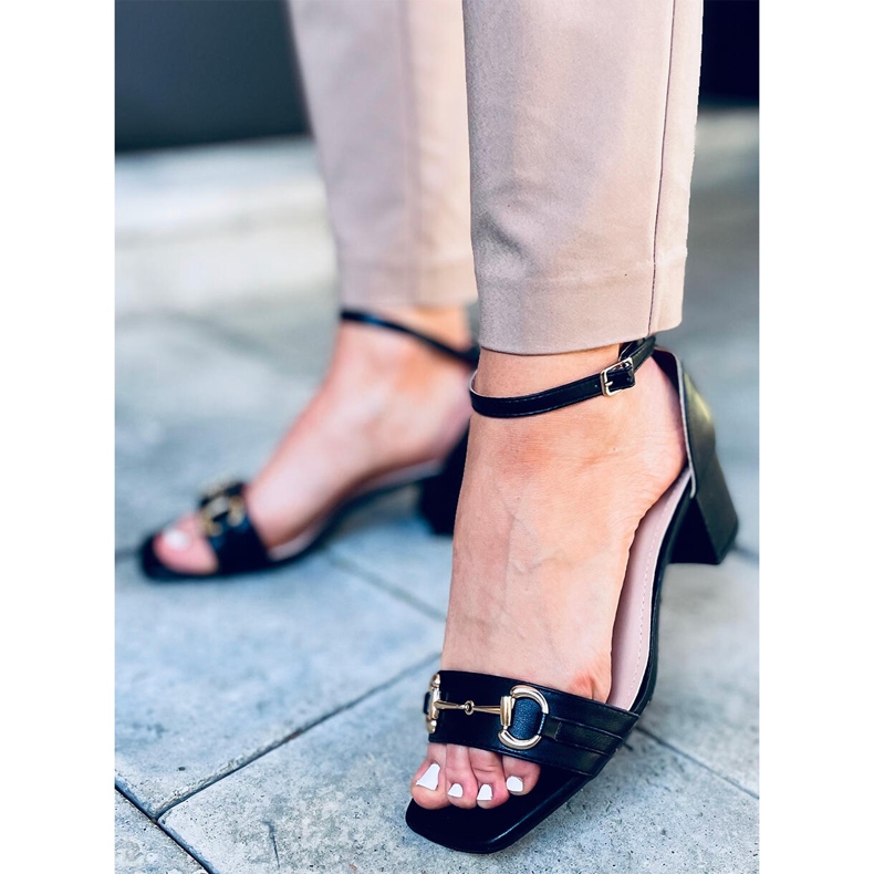 Ksenia Sandália de salto alto preta preto 1