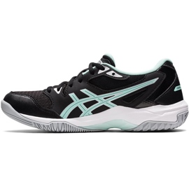 Asics Gel-Rocket 10 W 1072A056 006 tênis de vôlei preto preto 1