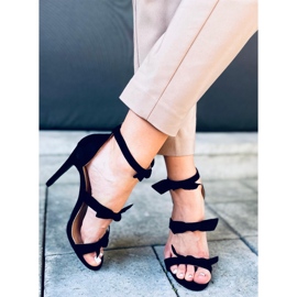 Celestia Sandália preta de salto alto preto 1