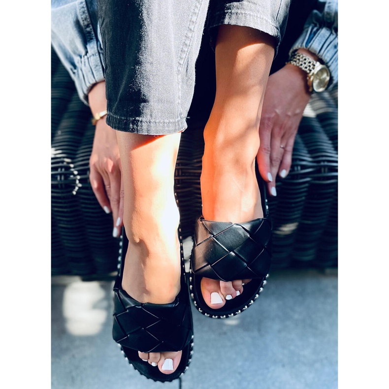 Chinelos de mulher Sunny Black preto 2