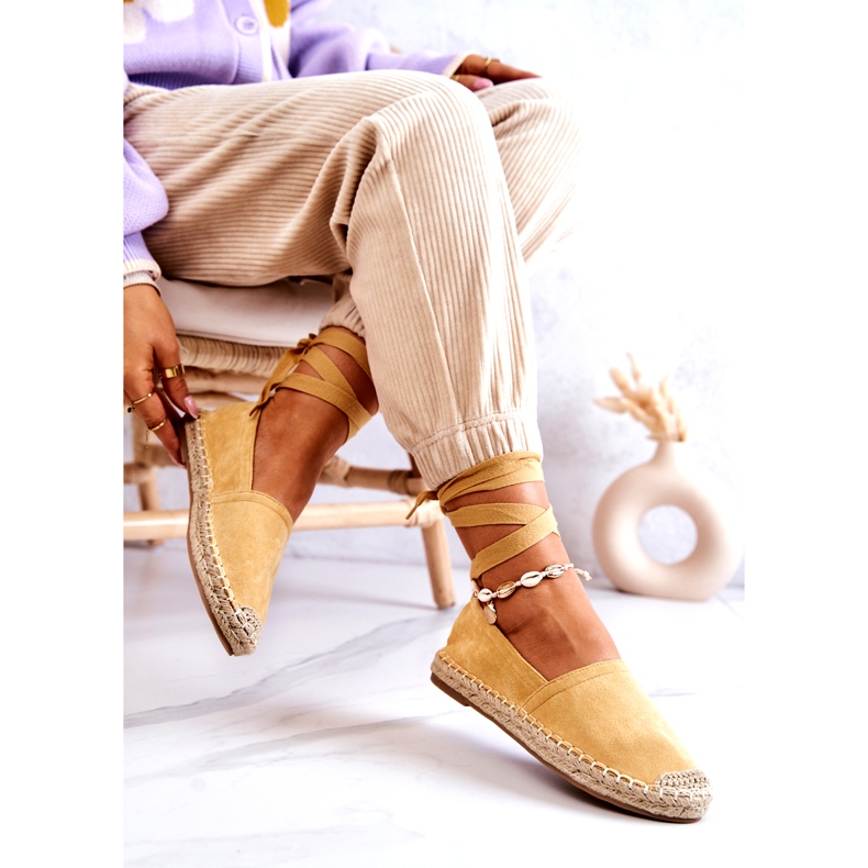 FB1 Alpercatas Amarelas Ismanne Suede Amarelas amarelo 4