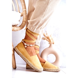 FB1 Alpercatas Amarelas Ismanne Suede Amarelas amarelo 3