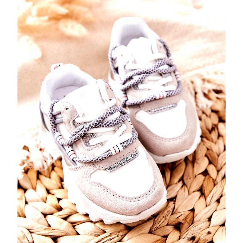 FR1 Sapatilhas de desporto infantil brancas Rommie branco multicolorido 2