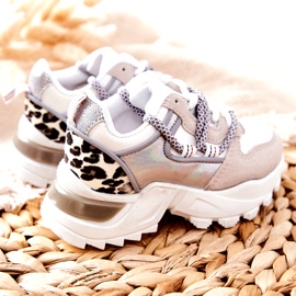 FR1 Sapatilhas de desporto infantil brancas Rommie branco multicolorido 3