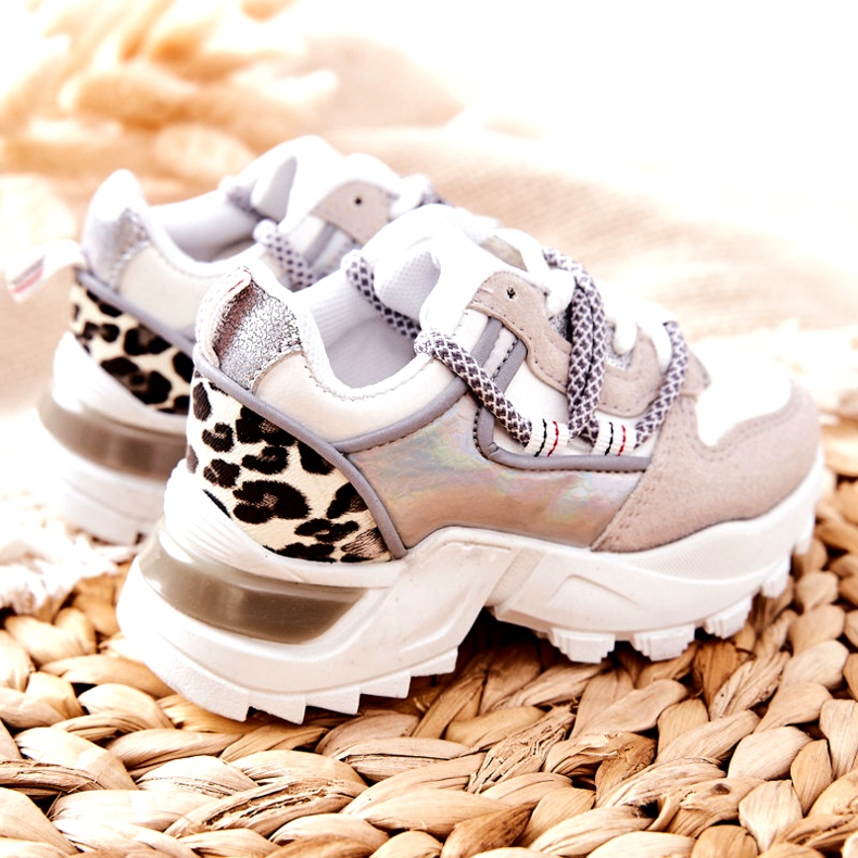 FR1 Sapatilhas de desporto infantil brancas Rommie branco multicolorido 3