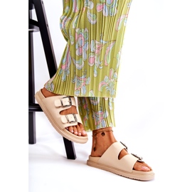 PJ1 Sandálias femininas clássicas bege Weston 1