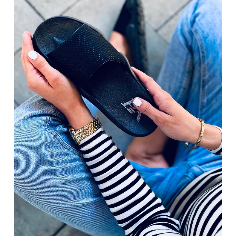 Chinelos de mulher Wind Black preto 1