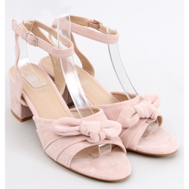 Sandália de salto alto Giselle Pink rosa 2