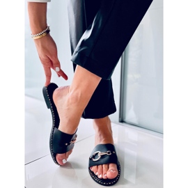 Chinelos femininos Kettle Black preto 2