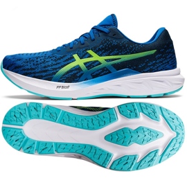 Tênis de corrida Asics Dynablast 2 M 1011B205 402 azul verde 1 Tênis de corrida Asics Dynablast 2 M 1011B205 402 azul verde 1