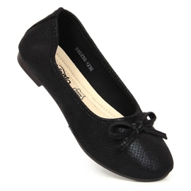 Bailarinas de menina com laço preto eVento 1