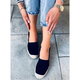 Alpargatas femininas Sotera Negro preto 1