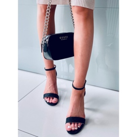 Sandália com salto agulha Darlene Black preto 2