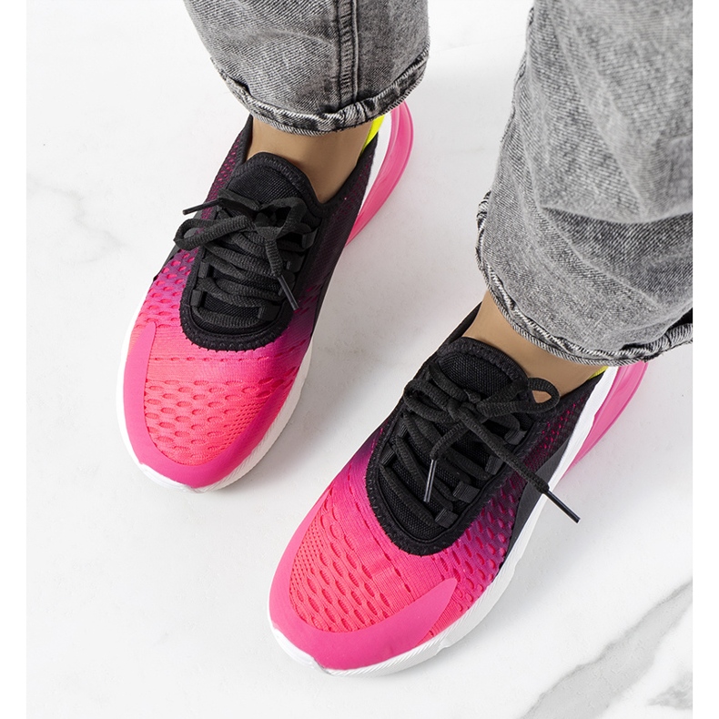 PA1 Tênis esportivo Black Glaner preto rosa 1