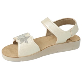 Sandals Befado Girls 068Y003 Branco e Prata 1