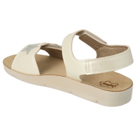 Sandals Befado Girls 068Y003 Branco e Prata 3