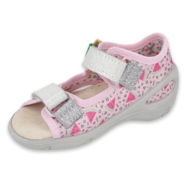 Sapatos infantis Befado pu 065P152 rosa 1