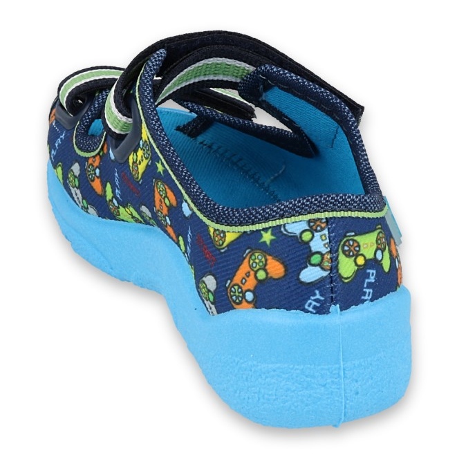 Slippers infantis de Befado 969x160 azul 3