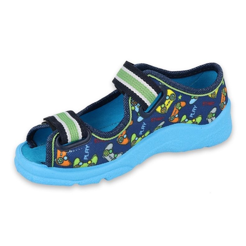 Slippers infantis de Befado 969x160 azul 2