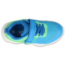 Sapatos juvenis de cor Befado 516Q121 azul amarelo 3
