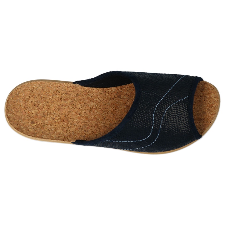 Sapatos femininos Befado pu 254D093 azul marinho 1