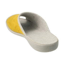 Sapatos femininos Befado pu 254D118 amarelo 2