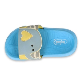 Chinelos de espuma infantil Befado azul 152X002 2