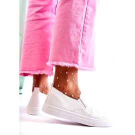 FK2 Sapatos brancos femininos Viviana slip on 4