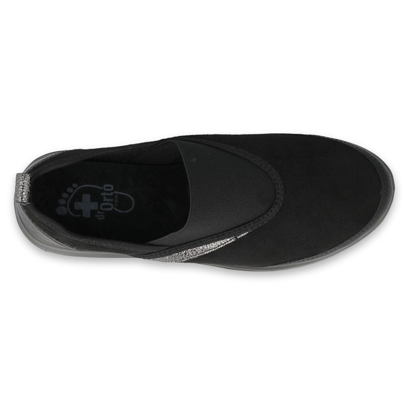Sapatos femininos Befado 156D006 preto prata 4