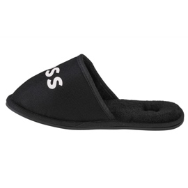 Chinelos com logotipo Boss J29312-09B preto 1