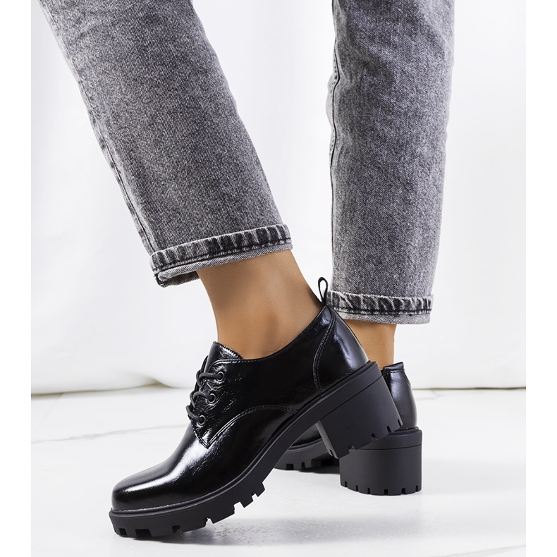 Sapato salto alto preto Vance 1