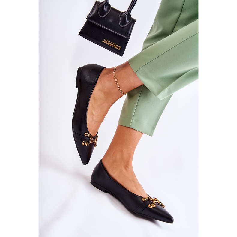 WS1 Bailarinas femininas em Spitz com ornamento preto Carlos 2 WS1 Bailarinas femininas em Spitz com ornamento preto Carlos 2