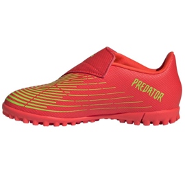 Tênis Adidas Predator Edge 4 V Tf Jr GV8480 vermelho laranjas e tintos 1
