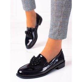 SHELOVET mocassins femininos preto 1