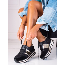 SHELOVET tênis feminino preto 1